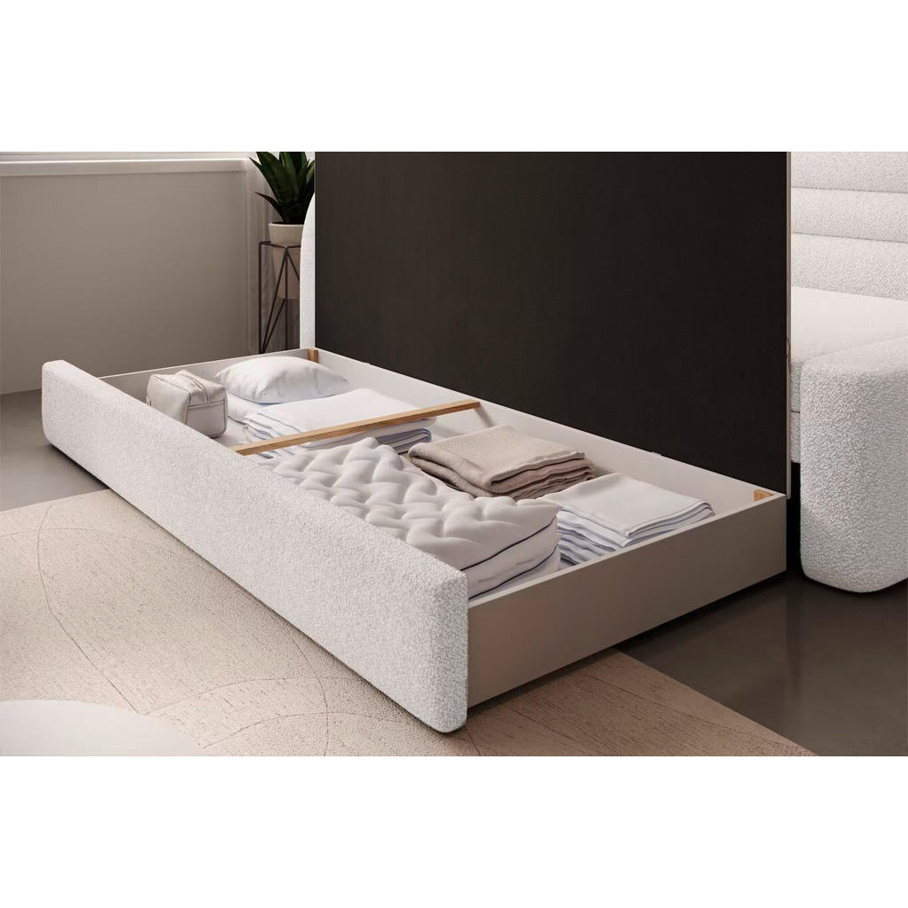 Thumbnail - Mid.you Récamiere, Weiß, Textil, 223x80x86 cm, Wohnzimmer, Sofas & Couches, Sofas, Recamieren