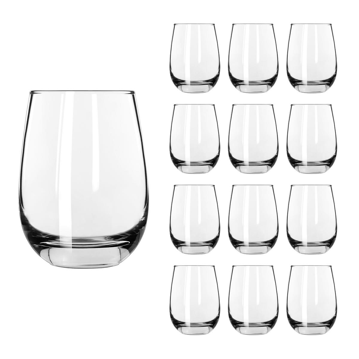GLÄSERSET STEMLESS  12-teilig  - Klar, Basics, Glas (9/11,5cm)