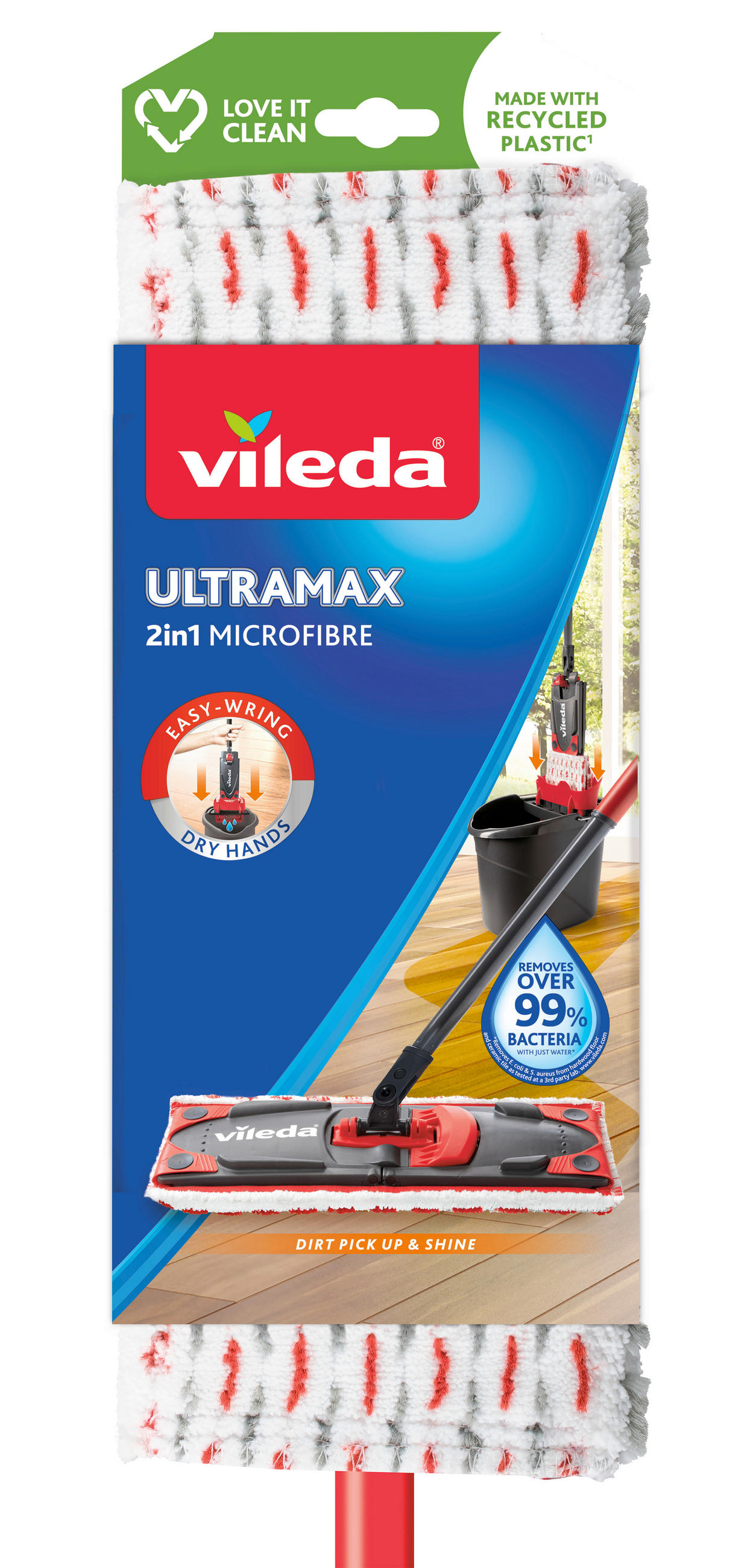 MOP NA PODLAHU - Basics, textil (7/105/14cm) - Vileda