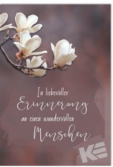 Billett Trauer Erinnerung