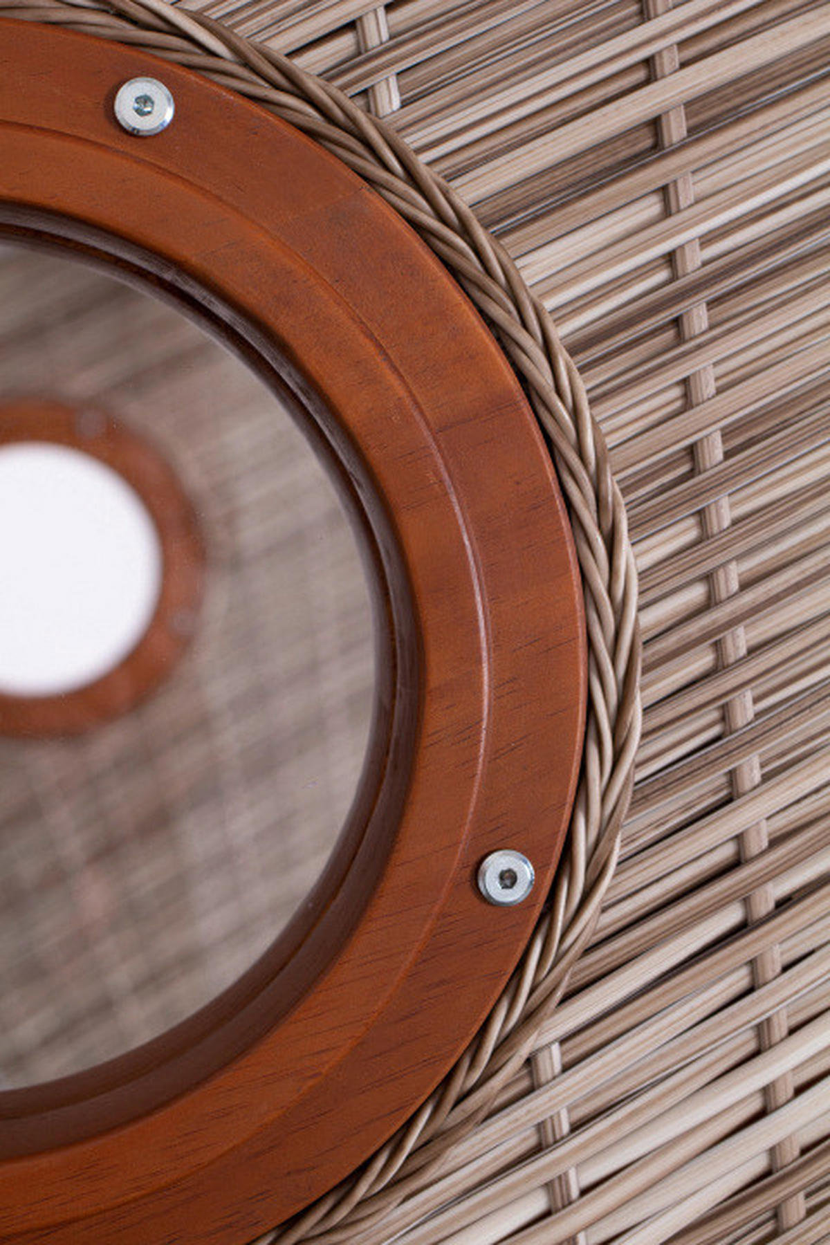 STRANDKORB - Braun/Grau, Basics, Holz/Kunststoff (140/160/80cm) - Gardenson