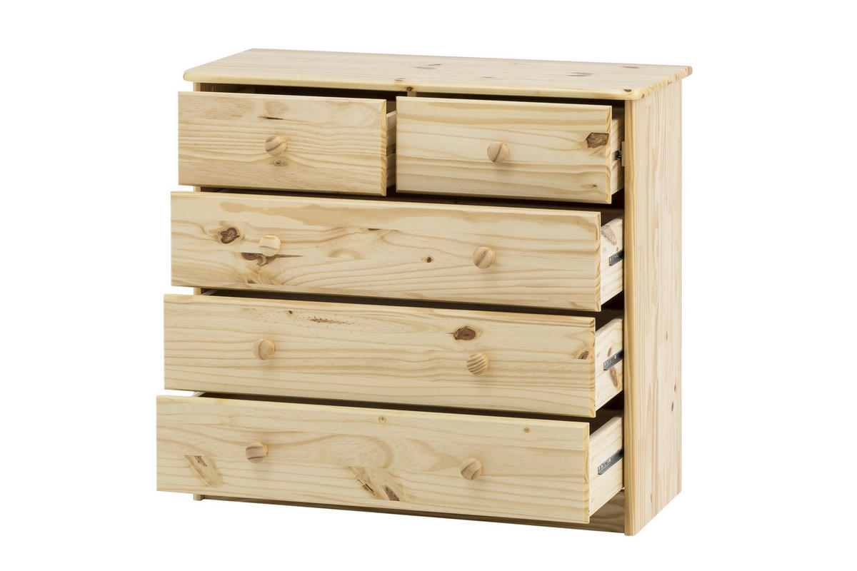 BYRÅ 81/75/35 cm  - naturfärgad, Natur, trä (81/75/35cm) - Livetastic