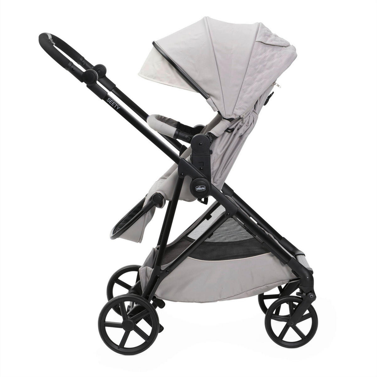 BUGGY SEETY  - Beige/Schwarz, Basics, Textil/Metall (55/73/99-110cm) - Chicco