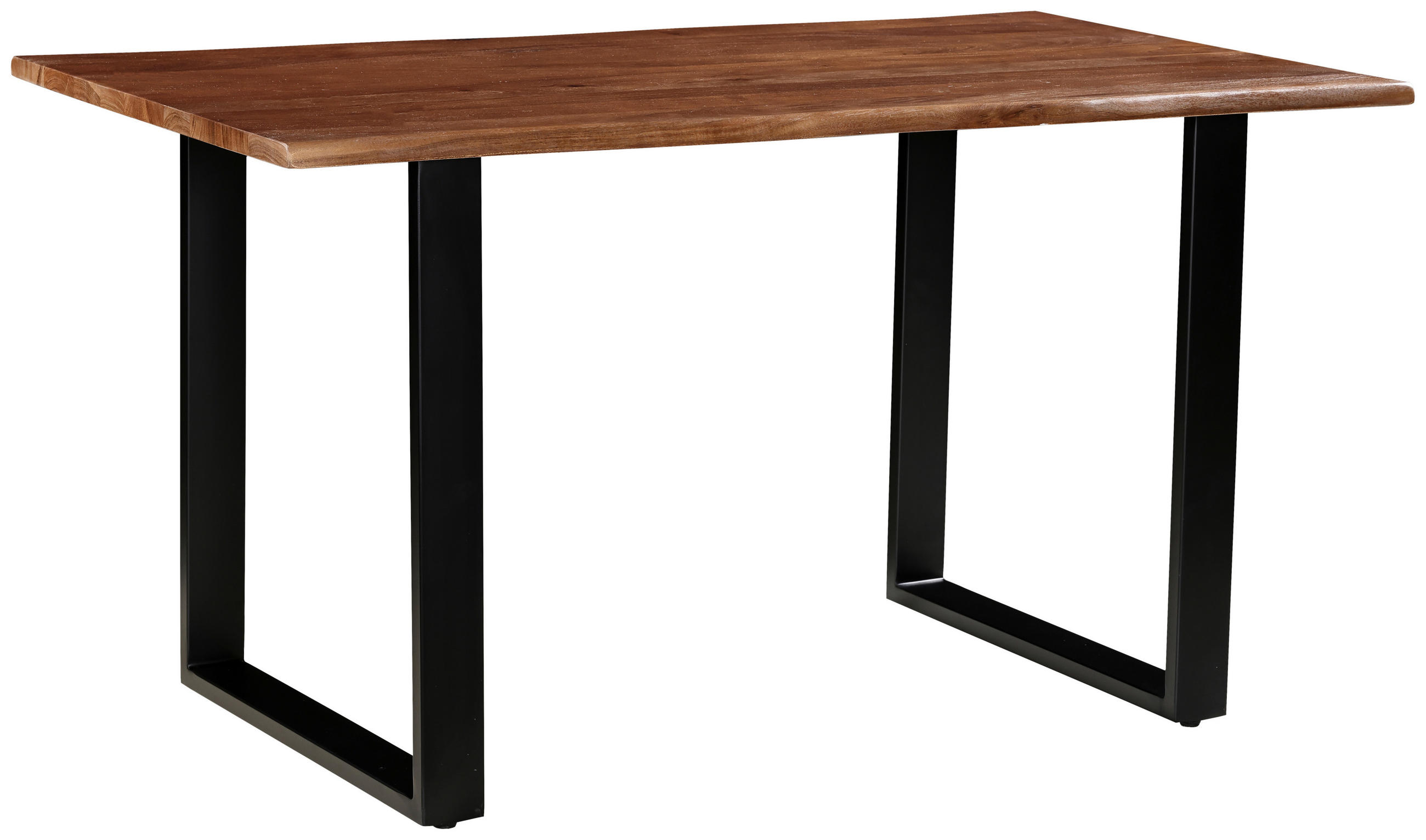 STOL ZA BLAGOVAONICU  crna, boje oraha  drvo, metal      - boje oraha/crna, Moderno, drvo/metal (140/80/76cm) - MID.YOU