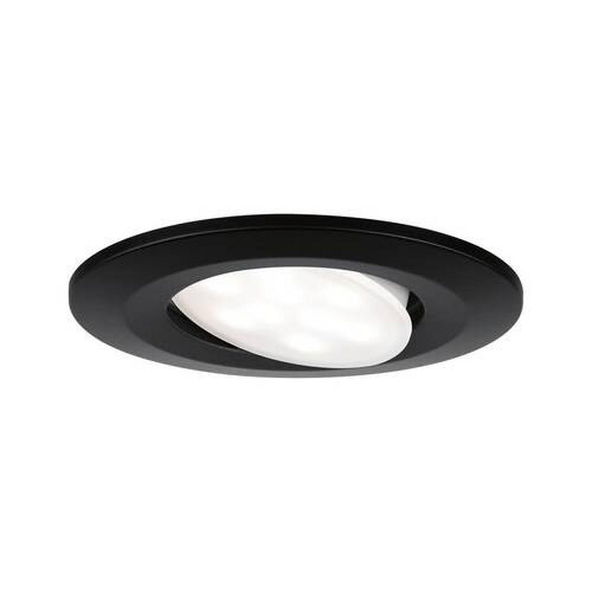 LED-DECKENLEUCHTE 9 cm  - Schwarz, Basics, Metall (9cm) - Paulmann