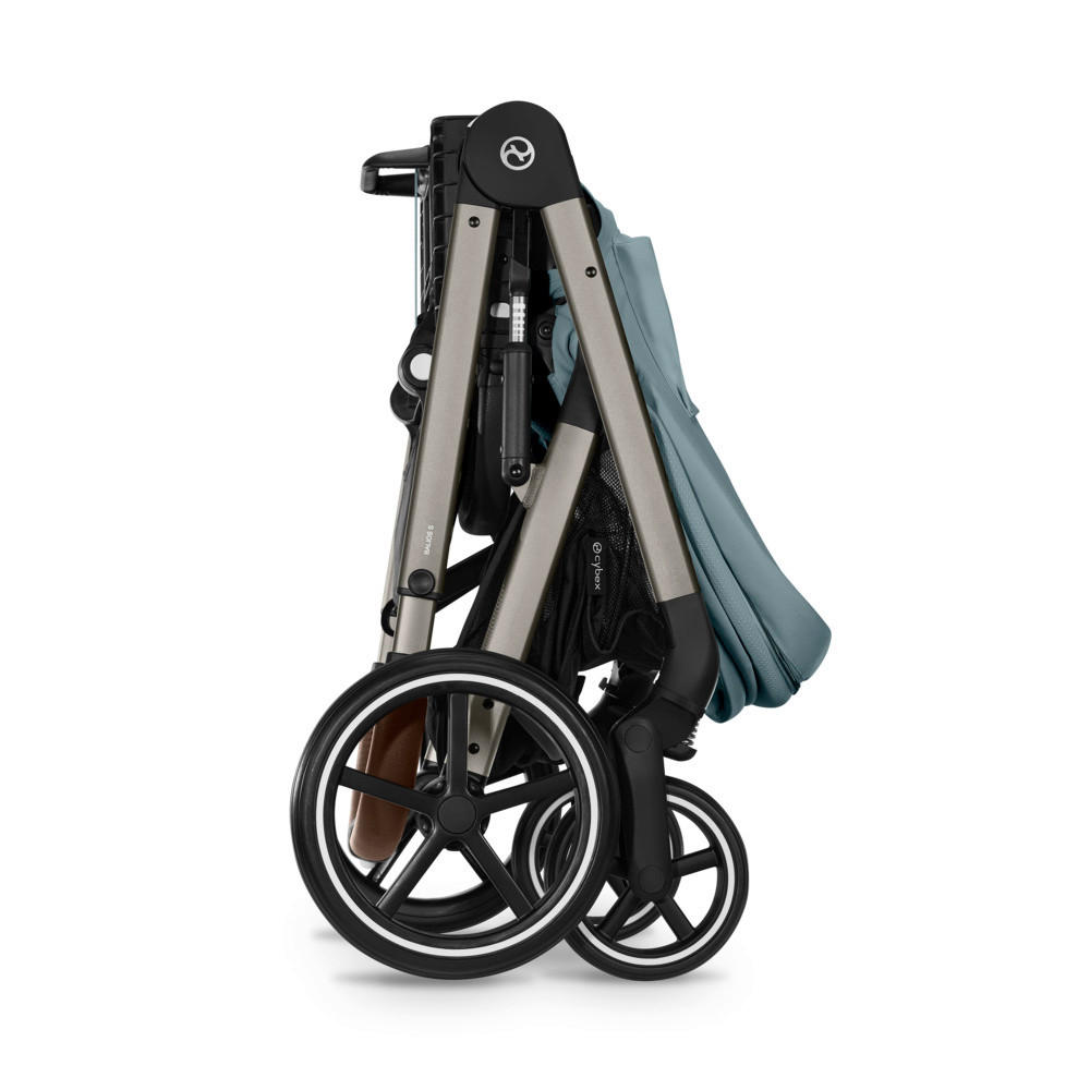 KINDERWAGEN Balios S Lux  - Taupe/Pastellblau, Basics, Textil/Metall (91/60/110cm) - Cybex