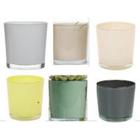 VASE   - Multicolor, Basics, Glas (13/13cm) - Ambia Home