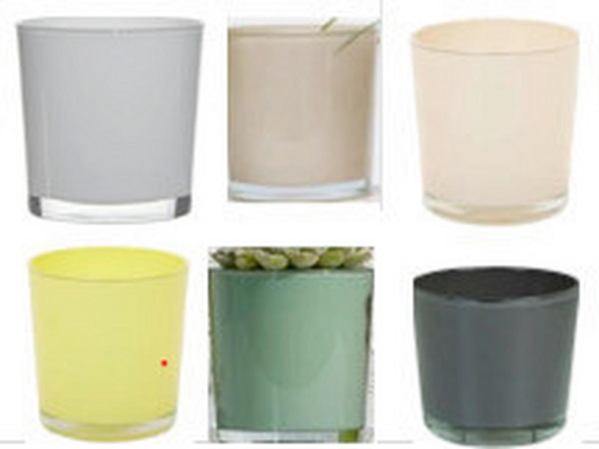 VASE   - Multicolor, Basics, Glas (13/13cm) - Ambia Home