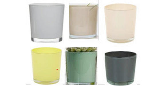 VASE  - Multicolor, Basics, Glas (13/13cm) - Ambia Home