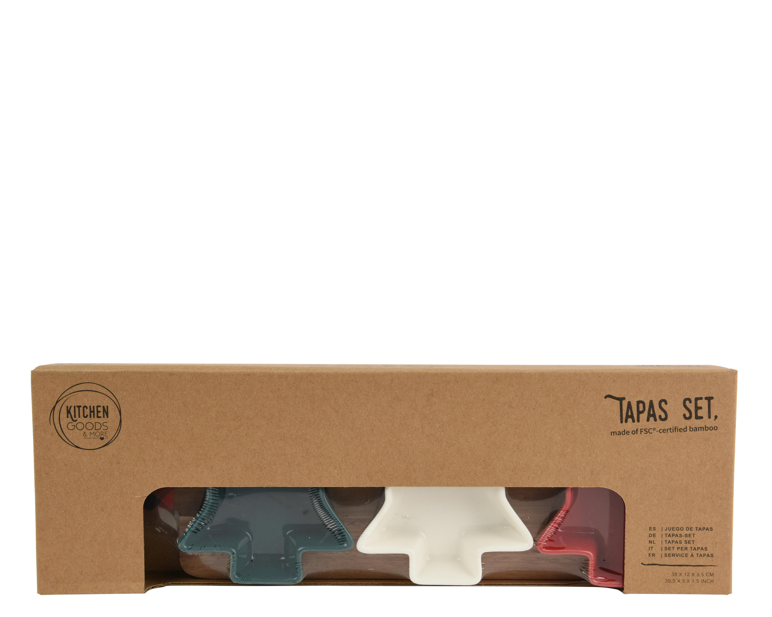 SNACKSSKÅL SET  38/12/3.5 cm  - multicolor, Lifestyle, keramik (38/12/3.5cm)