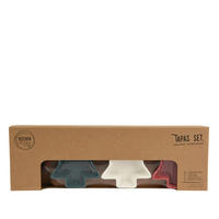 SNACKSSKÅL SET  38/12/3.5 cm  - multicolor, Lifestyle, keramik (38/12/3.5cm)