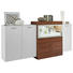 SIDEBOARD Kernnussbaum furniert lackiert Nussbaumfarben, Weiß - Nussbaumfarben/Weiß, Design, Holz/Metall (265/127,6/51,9cm) - Ambiente by Hülsta SIDEBOARD Kernnussbaum furniert lackiert Nussbaumfarben, Weiß - Nussbaumfarben/Weiß, Design, Holz/Metall (265/127,6/51,9cm) - Ambiente by Hülsta