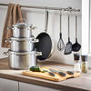 KOCHTOPFSET GOURMET-SET ELEGANCE 13-teilig  - Basics, Metall (37,8/29/59cm) - Rösle