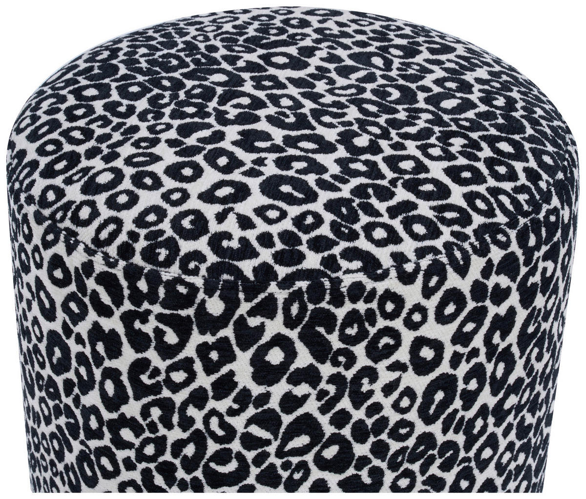 PALL i trä, metall, textil svart, vit, guldfärgad  - vit/svart, Klassisk, metall/trä (35/42/35cm) - Xora