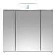 SPIEGELSCHRANK 80/67/20 cm  - Weiß, Basics, Glas/Holzwerkstoff (80/67/20cm) - Xora