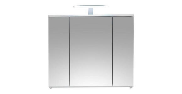 SPIEGELSCHRANK 80/67/20 cm - Weiß, Basics, Glas/Holzwerkstoff (80/67/20cm) - Xora