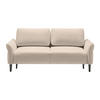 3-SITZER-SOFA in Webstoff Beige  - Beige/Creme, Modern, Holz/Textil (183/85/92cm) - MID.YOU