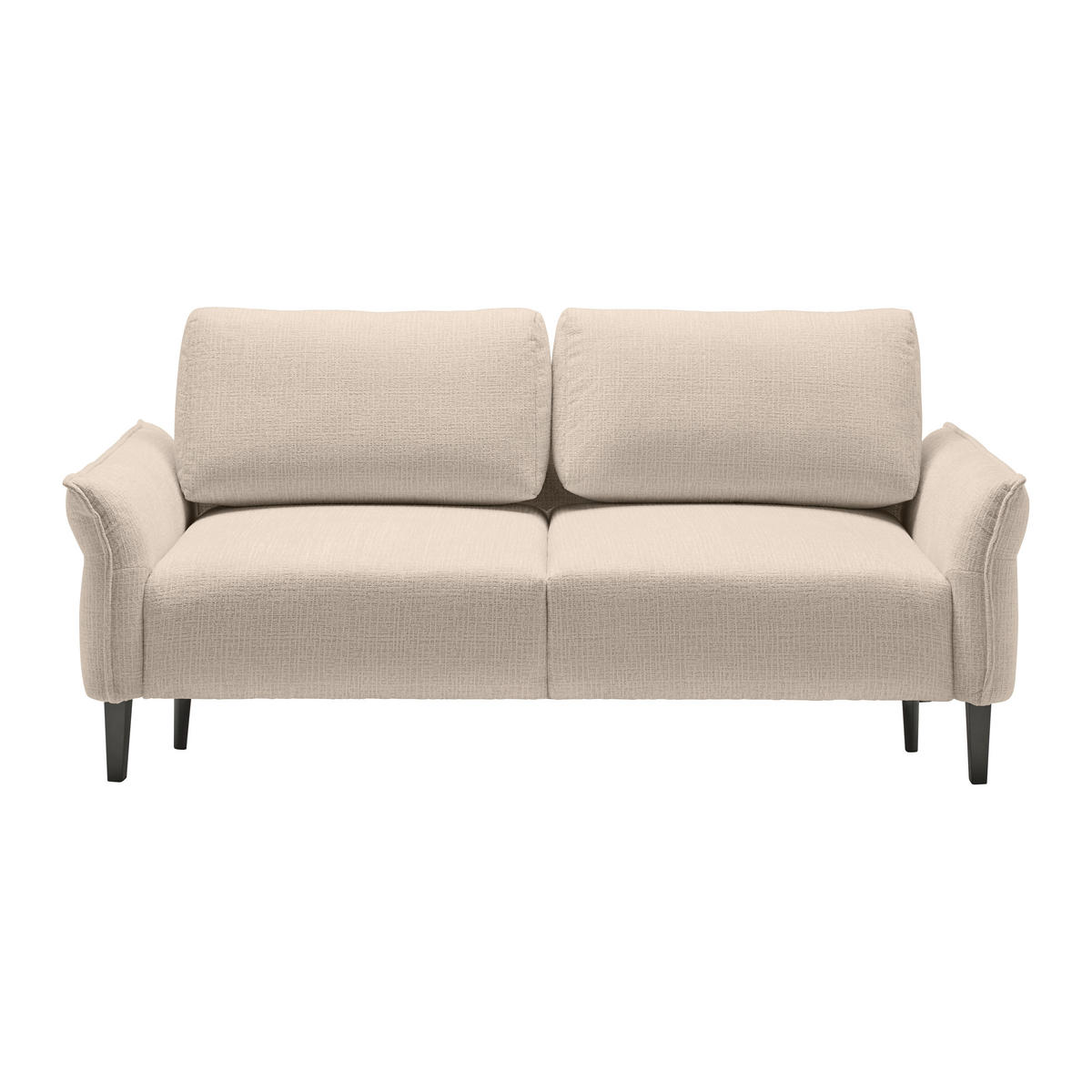 3-SITS SOFFA i vävt tyg beige  - beige/svart, Modern, trä/textil (183/85/92cm) - MID.YOU