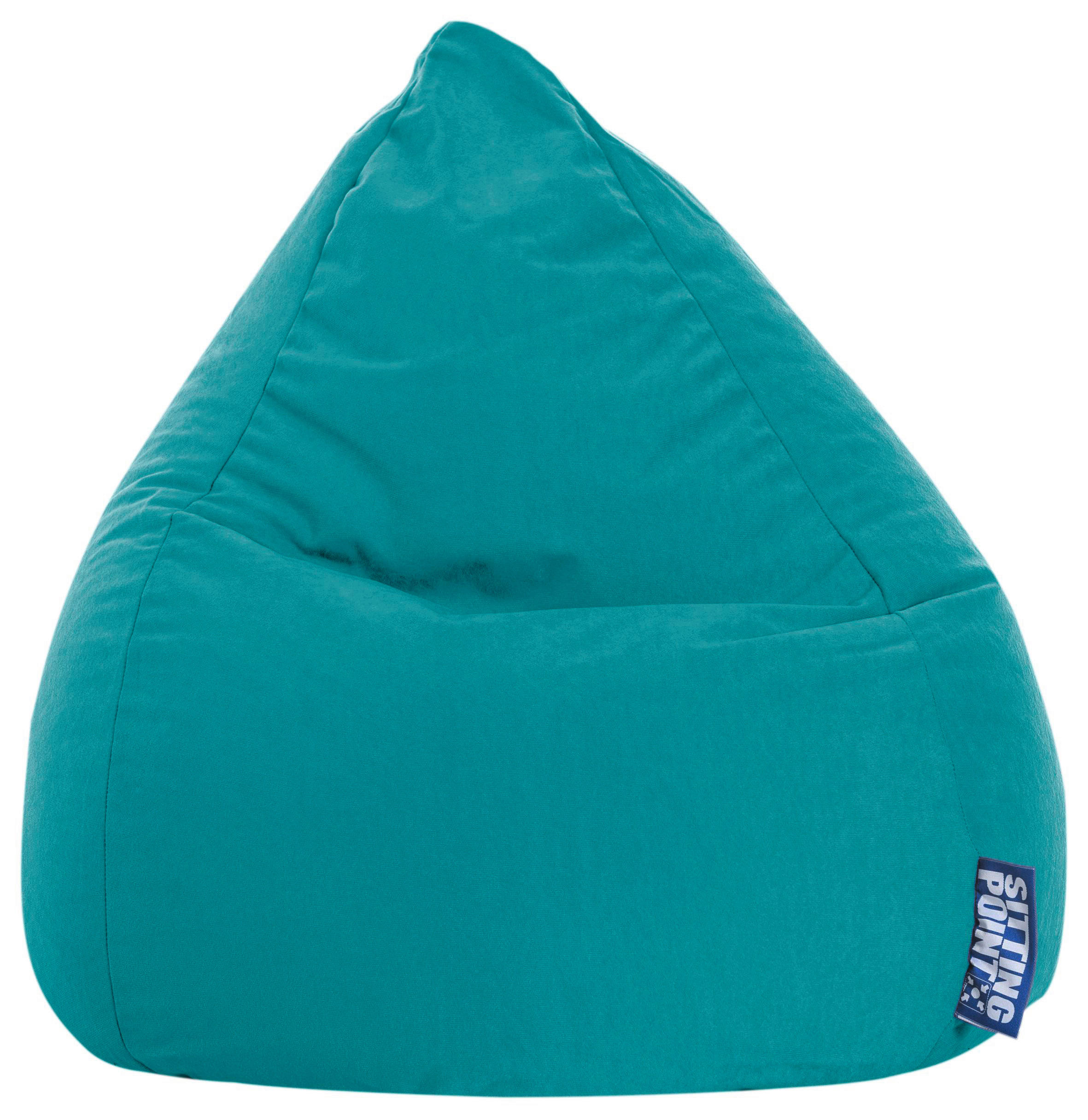 SITZSACK 120 l  - Smaragdgrün, Design, Textil (90/70/90cm)