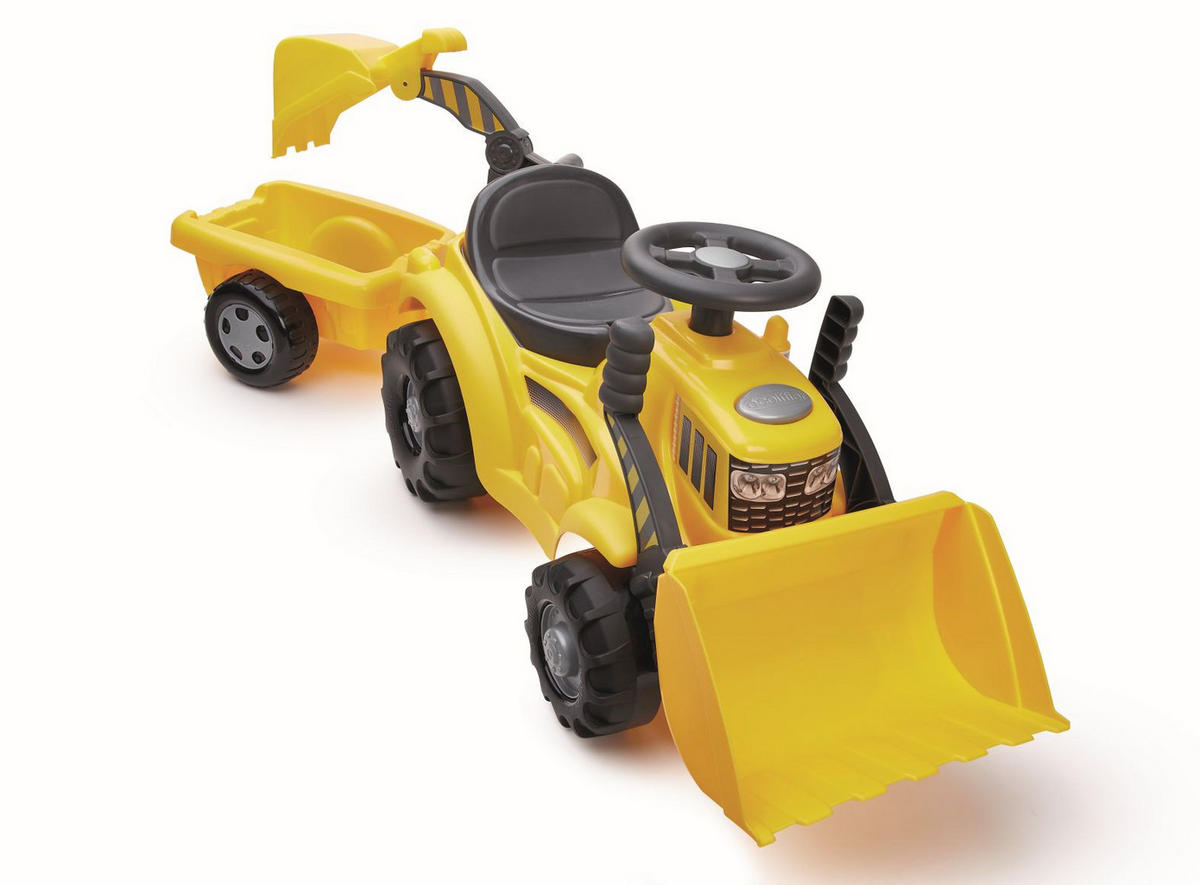 RUTSCHFAHRZEUG   - Gelb/Multicolor, Basics, Kunststoff (58,50/26/44,50cm) - Simba