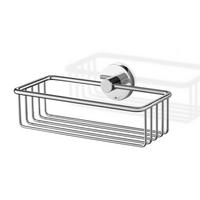 DUSCHKORB - Edelstahlfarben, Basics, Metall (23,5/13,5cm) - Zack