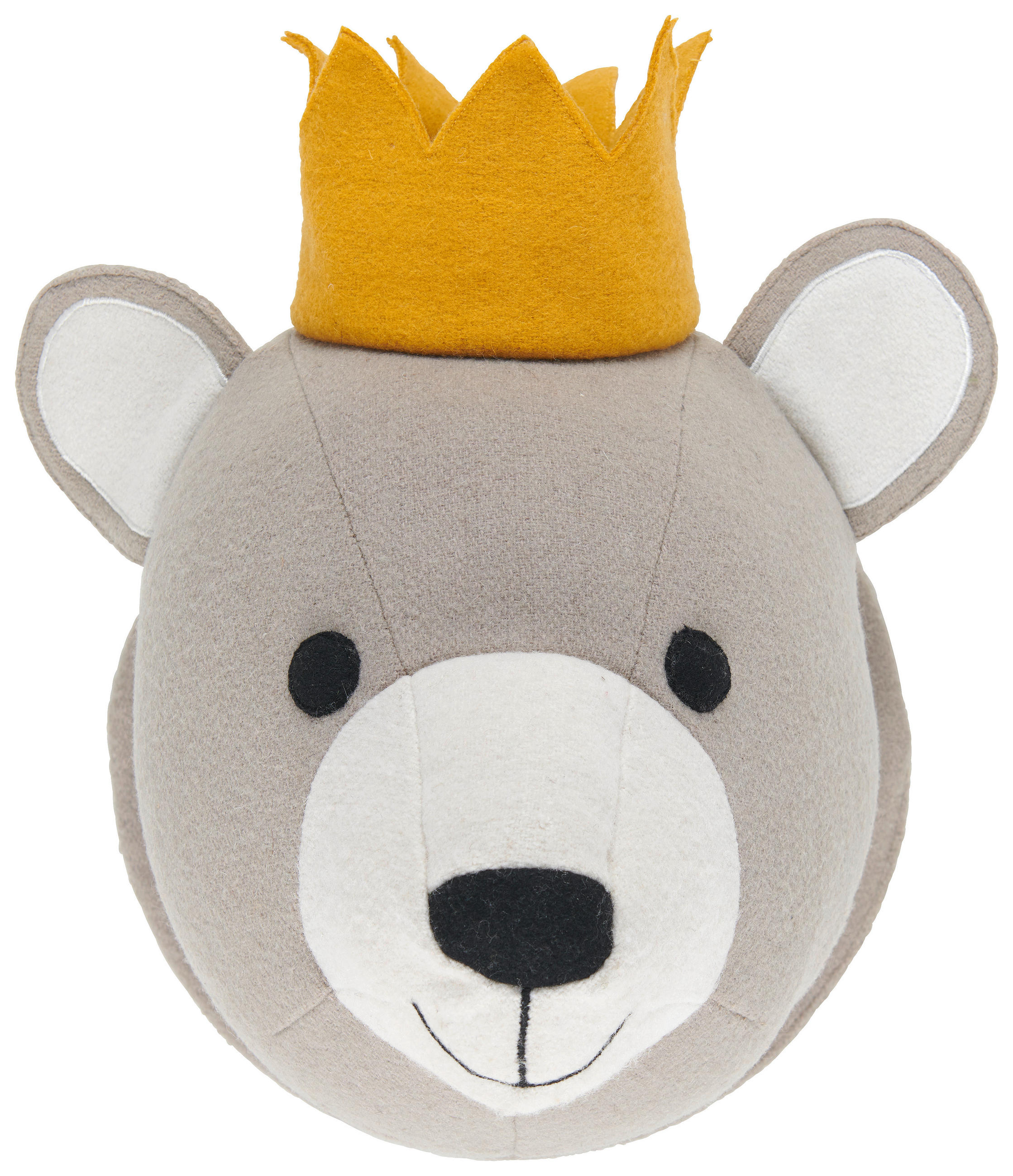 OTROŠKA STENSKA DEKORACIJA    - rumena/siva, Basics, tekstil (30/30/25cm) - Patinio