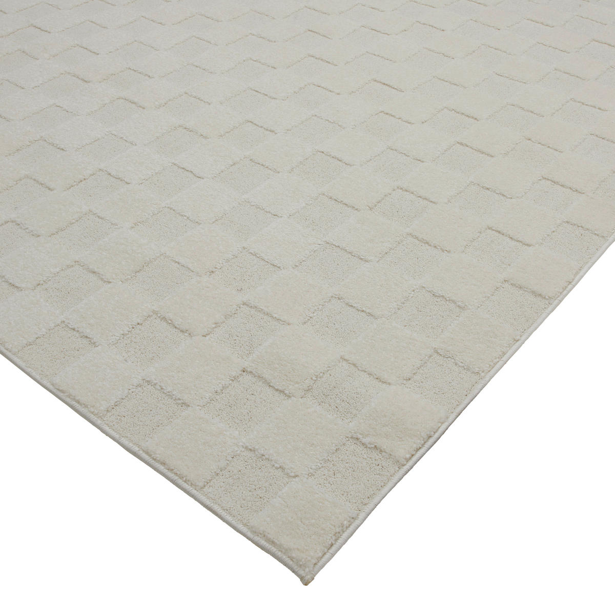 TKANÝ KOBEREC, 160/230 cm, krémová - krémová, Konvenční, textil (160/230cm) - Novel