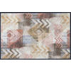 FUßMATTE  50/75 cm  Beige, Hellbraun  - Hellbraun/Beige, Design, Kunststoff/Textil (50/75cm) - wash+dry