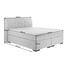 BOXSPRINGBETT "OCEAN" Webstoff 120/200 cm INKL. Topper - Beige/Schwarz, Design, Holz/Textil (120/200cm) - Novel