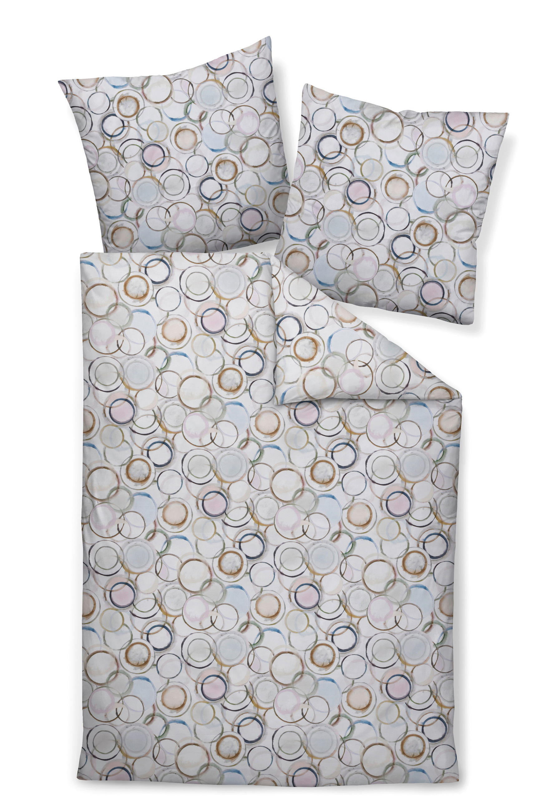 POSTEĽNÁ BIELIZEŇ, makosatén, viacfarebná, 140/200 cm  - viacfarebná, Basics, textil (140/200cm) - Janine