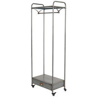 KLEIDERWAGEN in Graphitfarben 61/171/36 cm   - Graphitfarben, Trend, Metall (61/171/36cm) - Livetastic