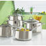 Kochtopfset 9-teilig - Basics, Glas/Metall - Kelomat Kochtopfset 9-teilig - Basics, Glas/Metall - Kelomat