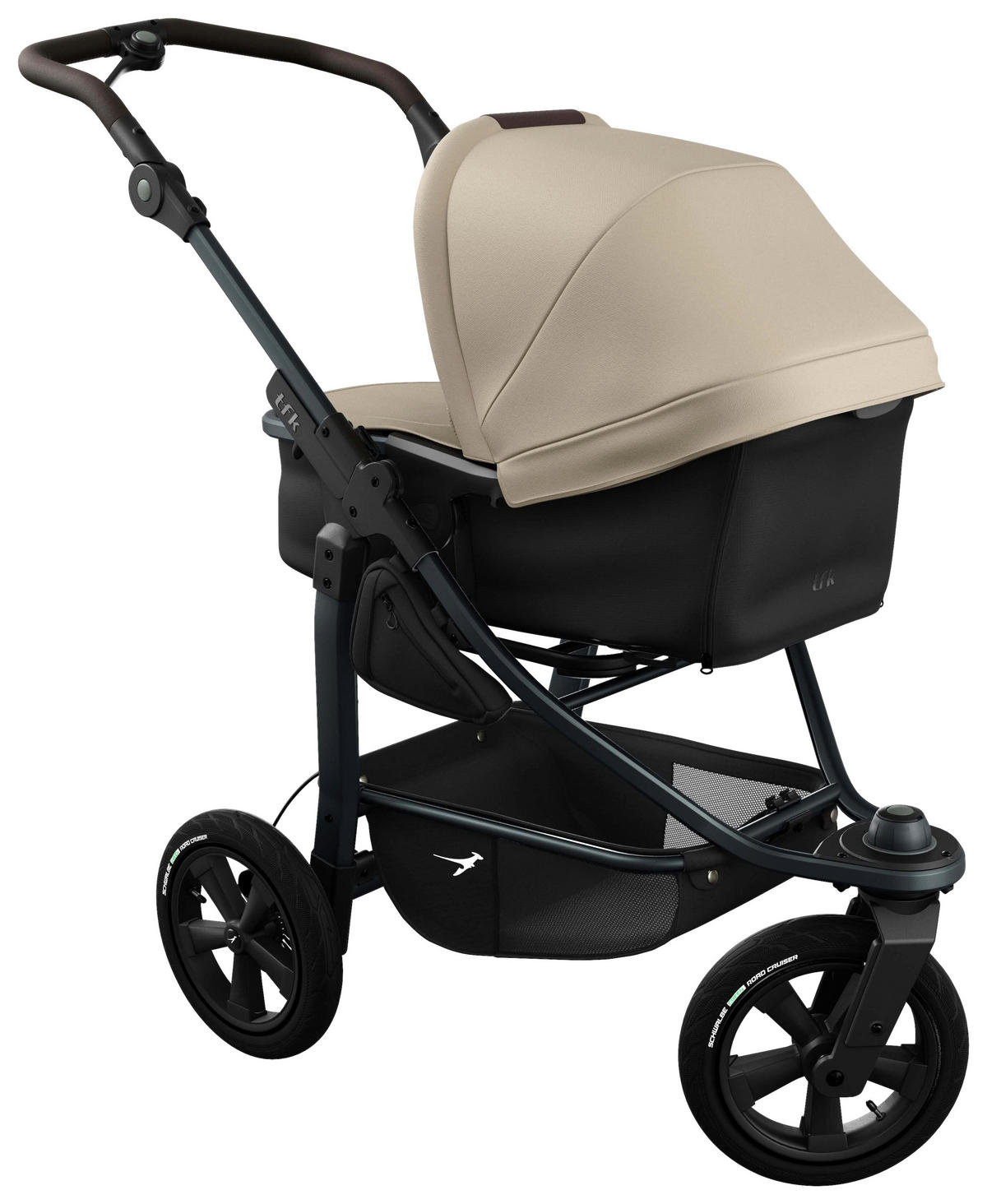 KOMBIKINDERWAGEN  - Anthrazit, Basics, Metall (57/111/120cm) - TFK