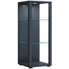 VITRINE in Anthrazit  - Anthrazit, MODERN, Glas/Holzwerkstoff (35/90/35cm) - MID.YOU