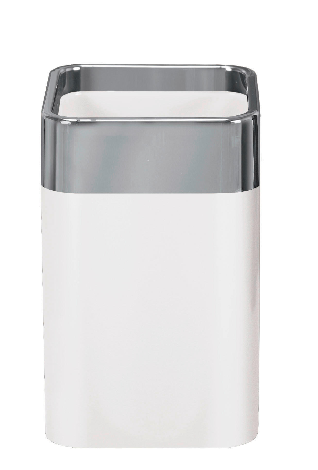 ZAHNPUTZBECHER Kunststoff  - Weiss, Basics, Kunststoff (6,6cm) - Kleine Wolke