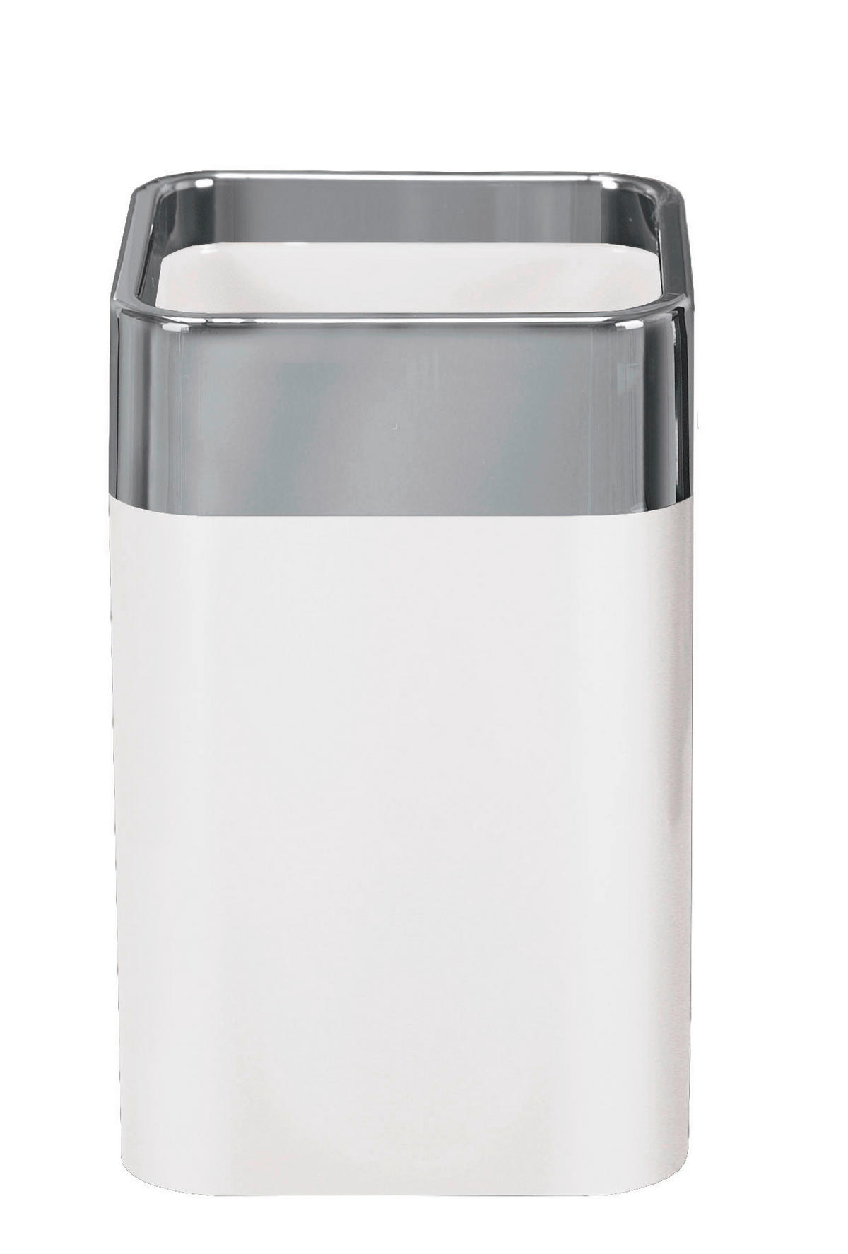 ZAHNPUTZBECHER Kunststoff  - Weiss, Basics, Kunststoff (6,6cm) - Kleine Wolke