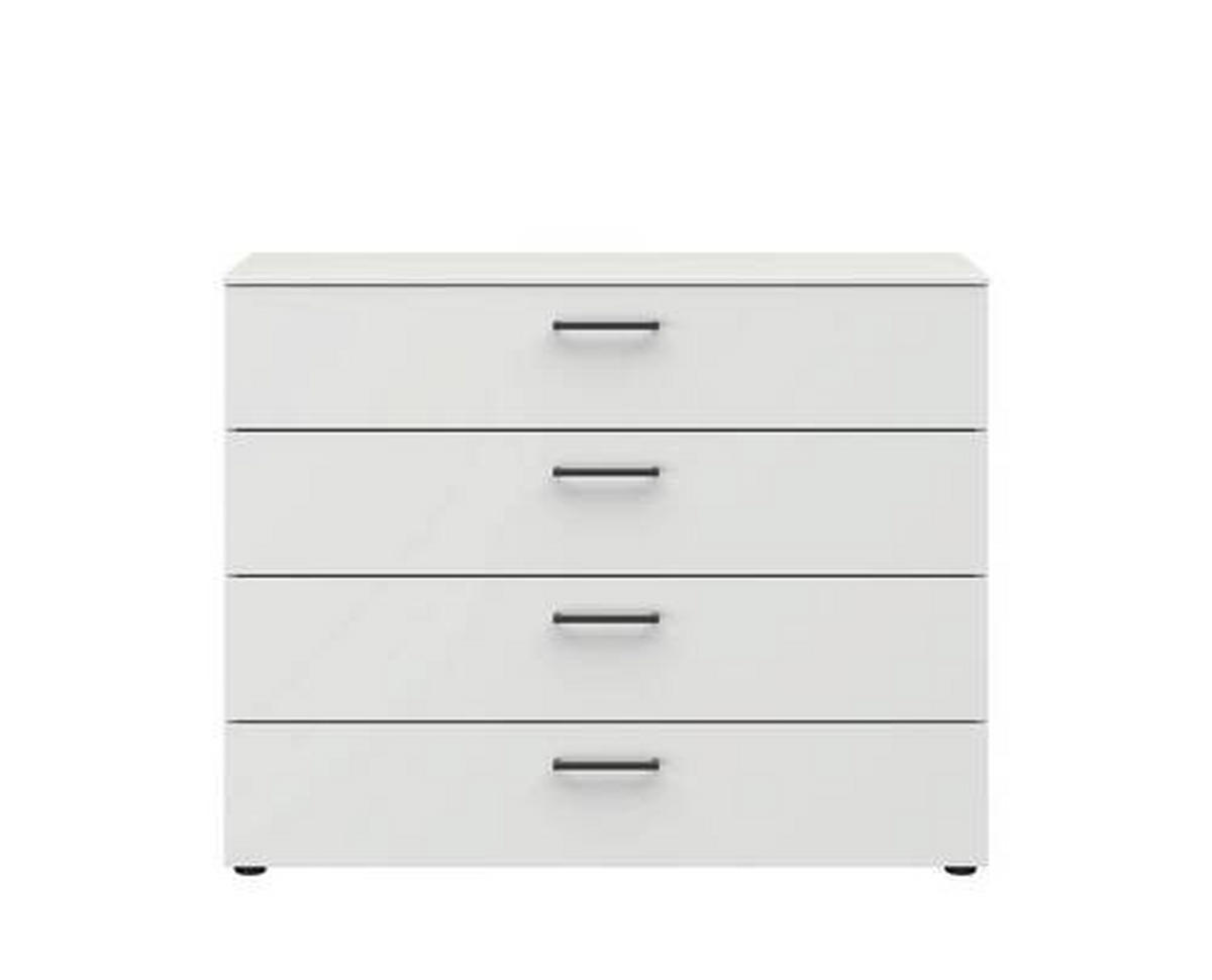 KOMMODE Primolar Garda  in 100/79/41 cm  - Schwarz/Weiß, Design, Holzwerkstoff/Kunststoff (100/79/41cm) - Xora