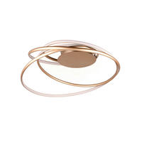 LED-DECKENLEUCHTE  72/35 cm    - Goldfarben, Design, Metall (72/35cm) - Trio Leuchten