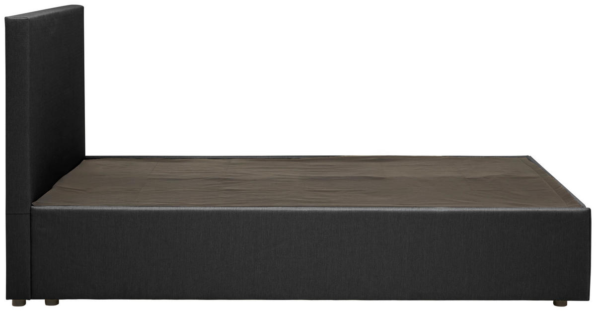 BOXBETT 120/200 cm  in Grau  - Schwarz/Grau, Konventionell, Holz/Holzwerkstoff (120/200cm) - P & B