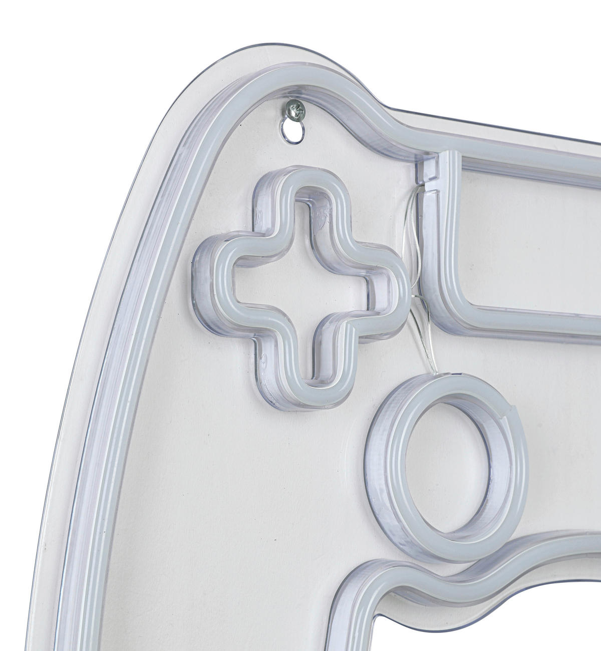 LED FALILÁMPA - áttetsző/fehér, Trend, műanyag (40/25/1,3cm) - Boxxx