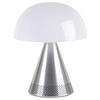 AKKU-TISCHLEUCHTE 14/17/14 cm   - Alufarben, Design, Kunststoff/Metall (14/17/14cm)