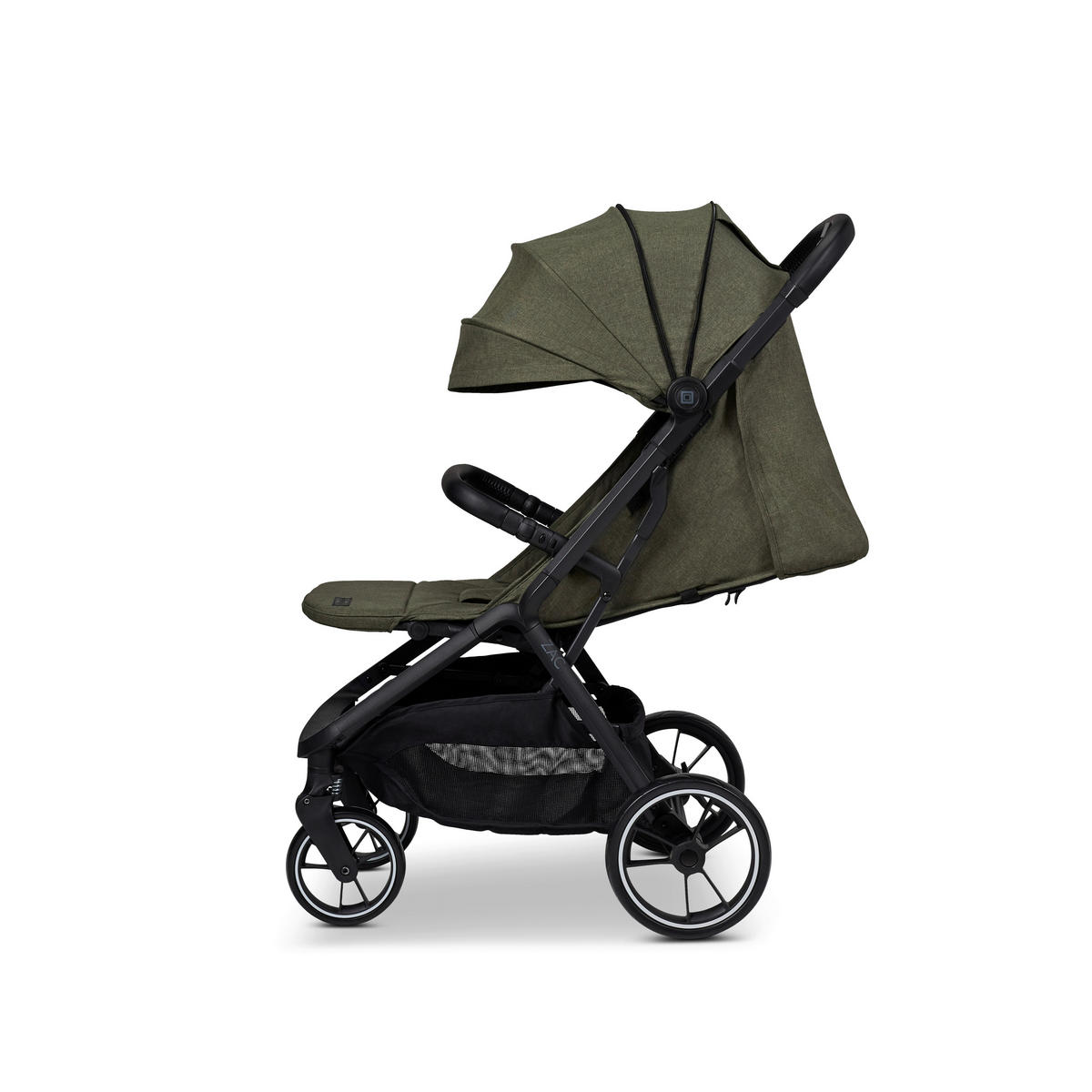 BUGGY Zac  - Schwarz/Olivgrün, Basics, Textil (80/55/102cm) - Moon