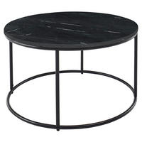 KLUB STOČIĆ  crna  - crna, Dizajnerski, kamen/metal (80/80/46cm) - Novel