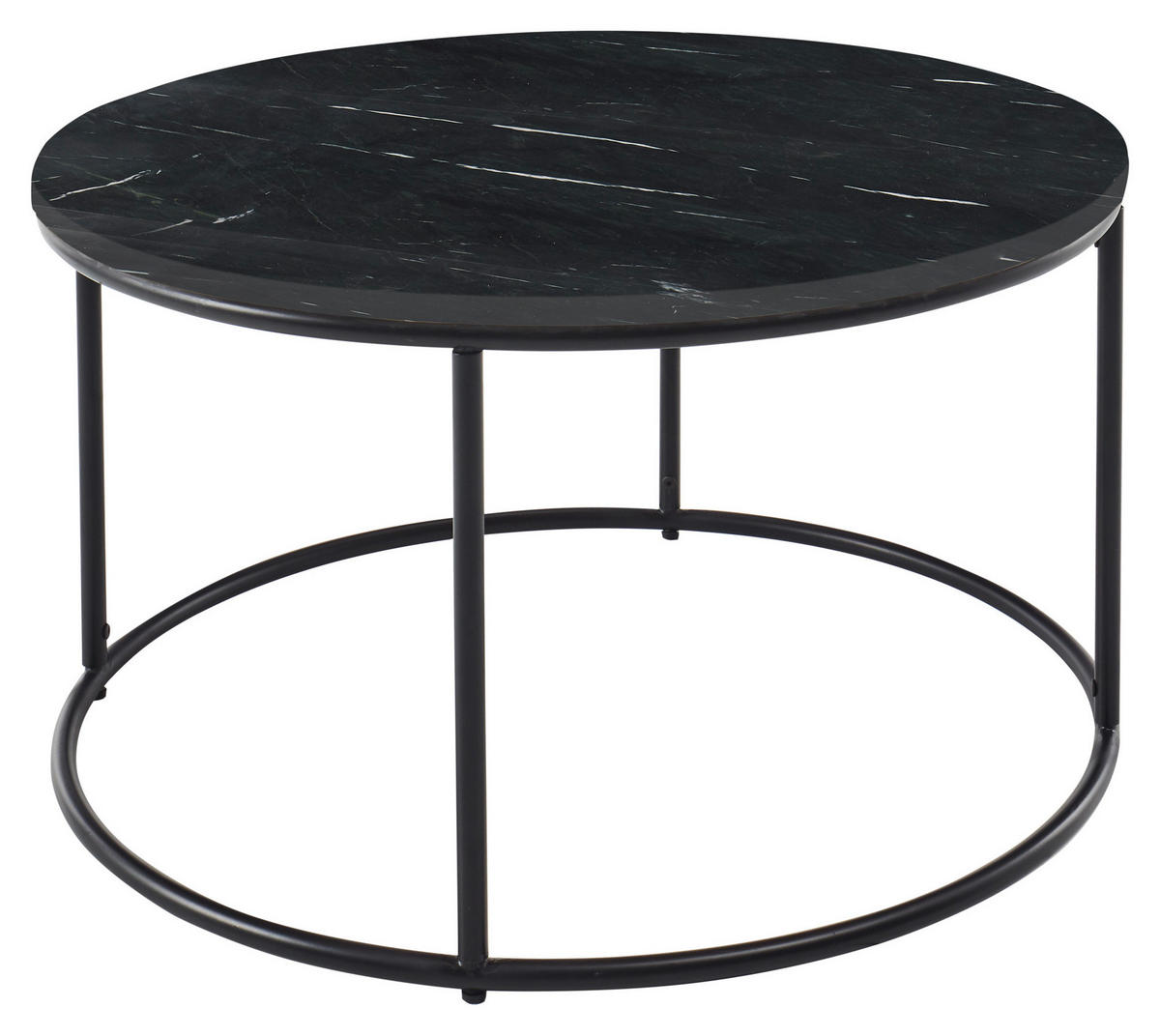 KLUB STOČIĆ  crna  - crna, Dizajnerski, kamen/metal (80/80/46cm) - Novel