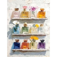 LEINWANDBILD Stillleben 30/40 cm  - Multicolor, Basics, Holz/Papier (30/40cm) - Euroart