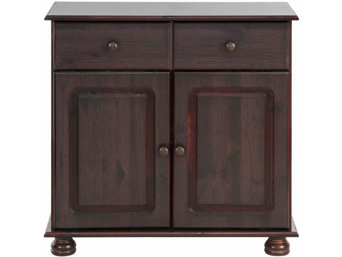 SIDEBOARD Mette  in 80/76/35 cm  - Dunkelbraun/Braun, Design, Holz (80/76/35cm) - MID.YOU