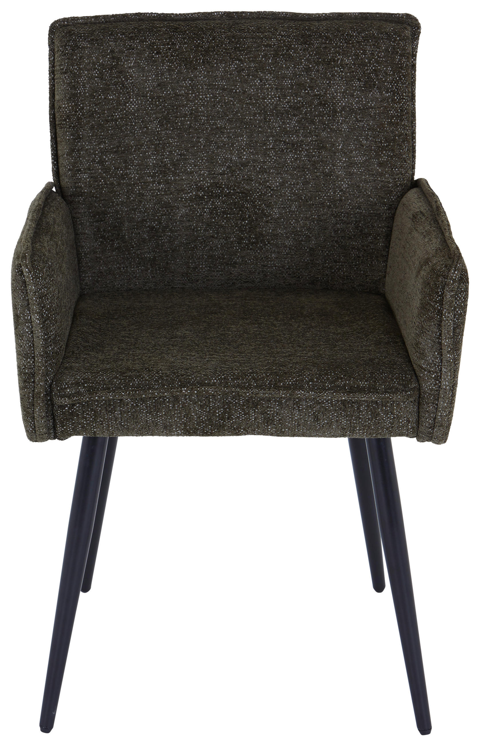 Armlehnstuhl Cory Schwarz/Grün Gepolstert