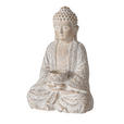 BUDDHA  - Beige, Design, Kunststoff (20/14/30cm) - Ambia Home