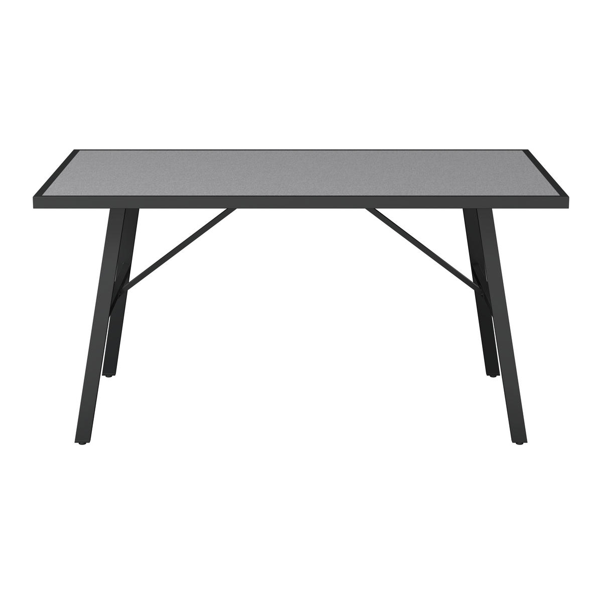 LOUNGE ÉTKEZŐGARNITÚRA  185/240 cm   - szürkésfehér/antracit, Modern, műanyag/textil (185/240cm) - Ambia Garden