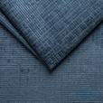 SCHLAFSOFA Chenille Blau  - Blau/Schwarz, KONVENTIONELL, Holz/Textil (212/97/105cm) - Carryhome